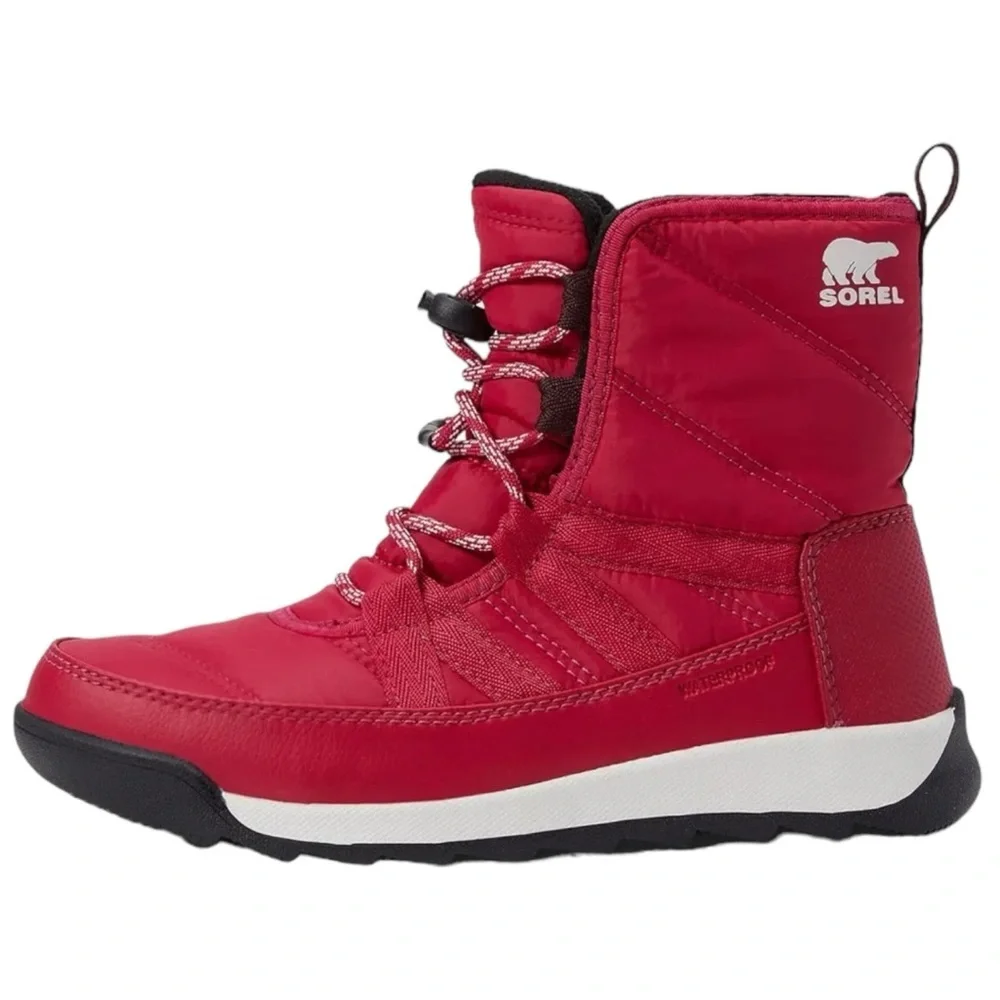 NEW Sorel Fuchsia Whitney II Short Lace Insulated Waterproof Boots size 9